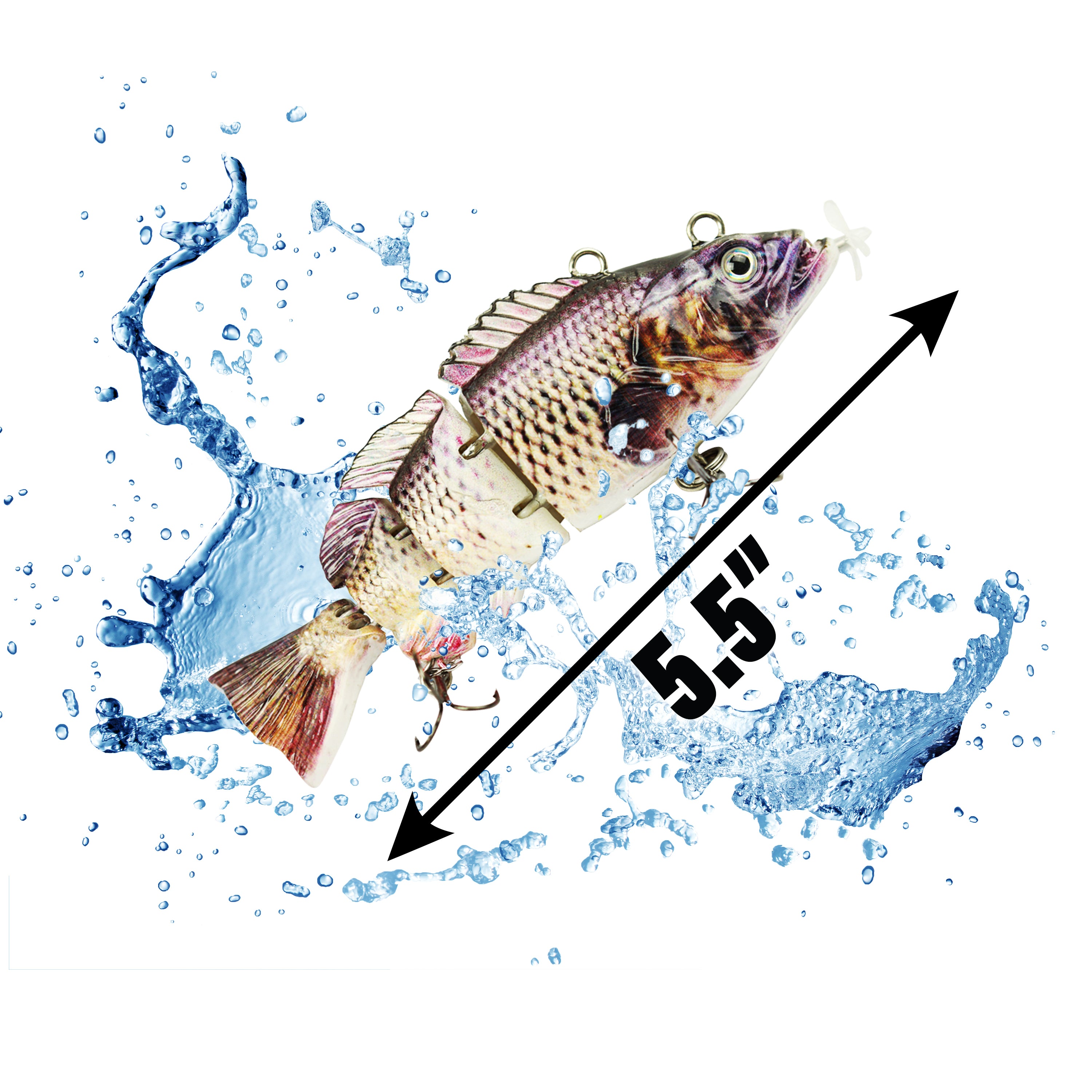 Robotic lure / UFISH  電動アニメーションルアー UFISH 5.5 