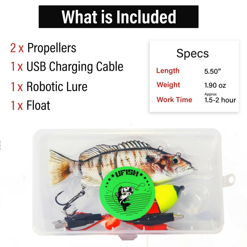 Large Size - Swimming Robotic Fishing Lure , Animated Swimbait - Electric Bait Sporting Goods:Fishing:Baits, Lures & Flies:Swimbaits UFISH 
