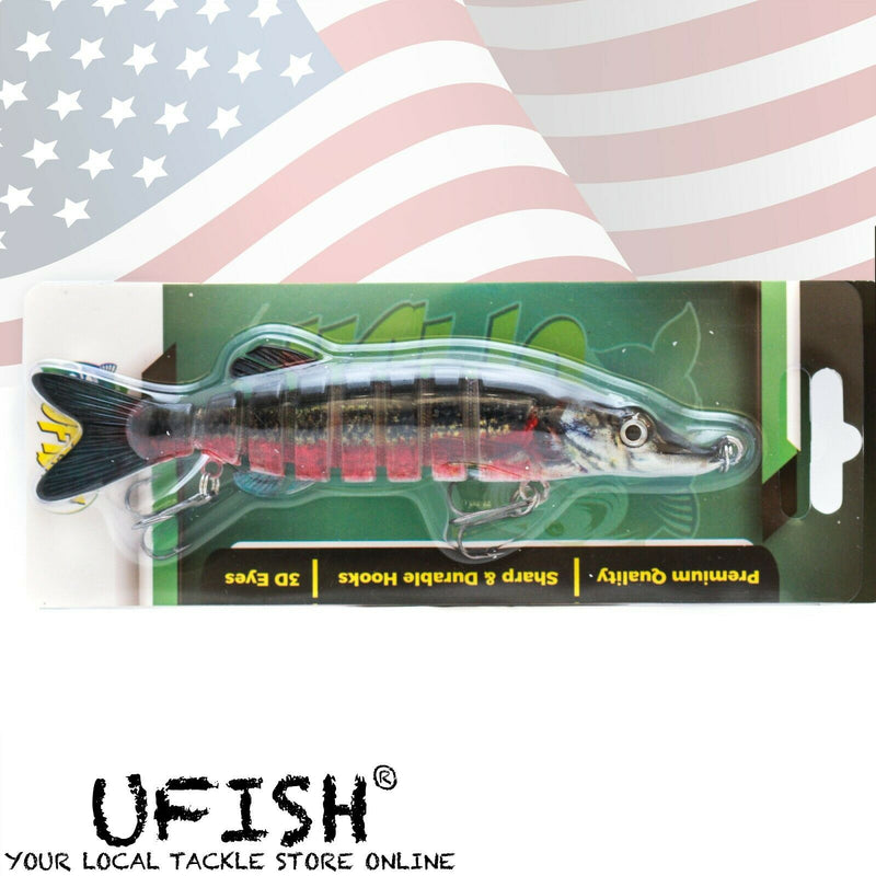 UFISH Large 5" Fishing Lure Lot