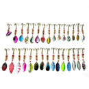 UFISH - 30pc Set Trout Spoon Metal Fishing Lures Spinner Baits Bass Tackle