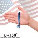 UFISH - 20pc Paddle Tail Swimbaits Lot, Jigging Swimbait, Bass Fishing Jerkbait