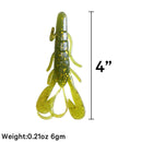 UFISH - 25pc Soft Lobster Fishing Lure Lot, Swimbait  Jigging, Minnow Jerkbait