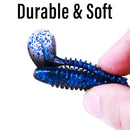 UFISH - 20pc Paddle Tail Swimbaits Lot, Jigging Swimbait, Bass Fishing Jerkbait