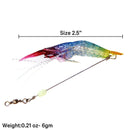 UFISH - Ice Fishing Jig fishing lures , luminous shrimp lure, Glowing Jigs