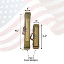 UFISH - Fishing Rod Bag & Tackle Storage, Rod Travel Bag, Fishing Rod Bag Case.