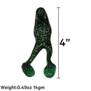 UFISH -15 pcs Frog Jigging Fishing Lure Lot , Swimbait Shad Jig, Minnow Jerkbait