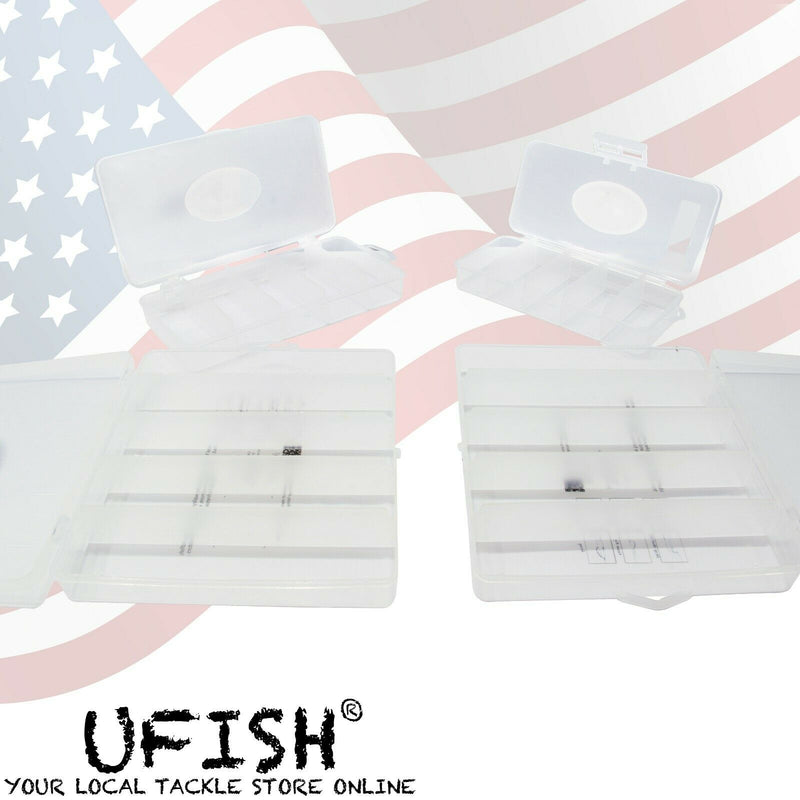 UFISH 4pk Bait box - Jig Tackle box - Kayak Tackle box - Fishing Storage box