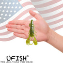 UFISH - 25pc Soft Lobster Fishing Lure Lot, Swimbait  Jigging, Minnow Jerkbait