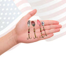 UFISH - 30pc Set Trout Spoon Metal Fishing Lures Spinner Baits Bass Tackle