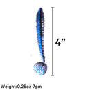 UFISH - 20pc Paddle Tail Swimbaits Lot, Jigging Swimbait, Bass Fishing Jerkbait