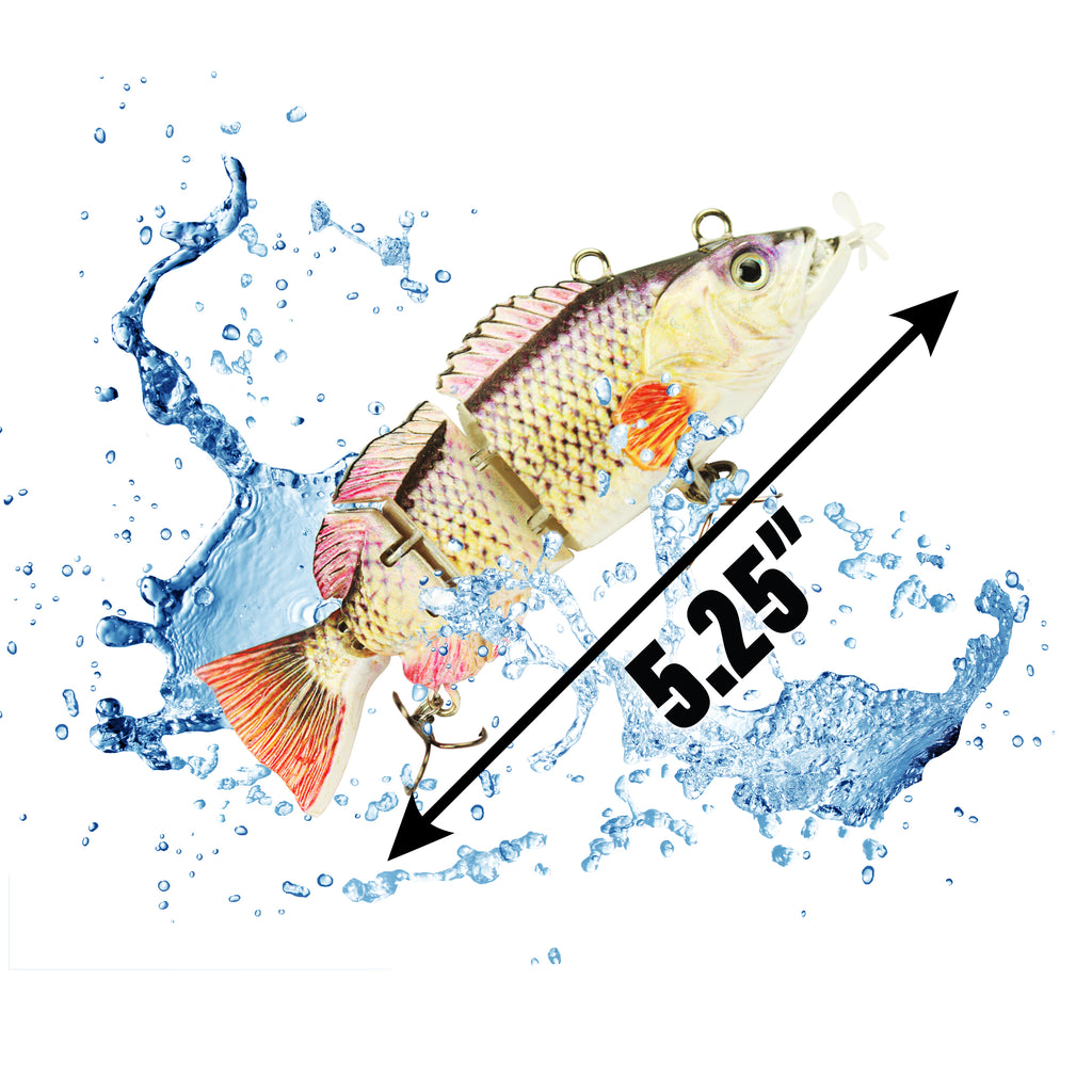 UFISH Electric Live Bait Robotic Fishing Lure 5.25