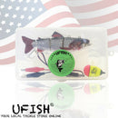 UFISH Electric Live Bait Robotic Fishing Lure 5.25"