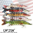 UFISH Large 5" Fishing Lure Lot