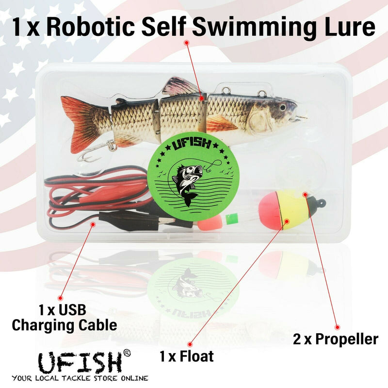  Robotic Swimming Fishing Electric Lures 5.12 USB