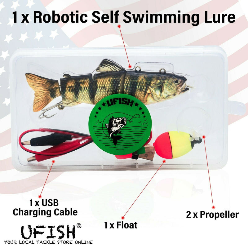 electronic fishing lure suppliers Robotic Smart Bait Electric Lures USB Rechargeable Wobble 1x USB Cable Robotic Swimming Fishing Electric Lures
