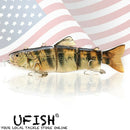 UFISH Electric Live Bait Robotic Fishing Lure 5.25"