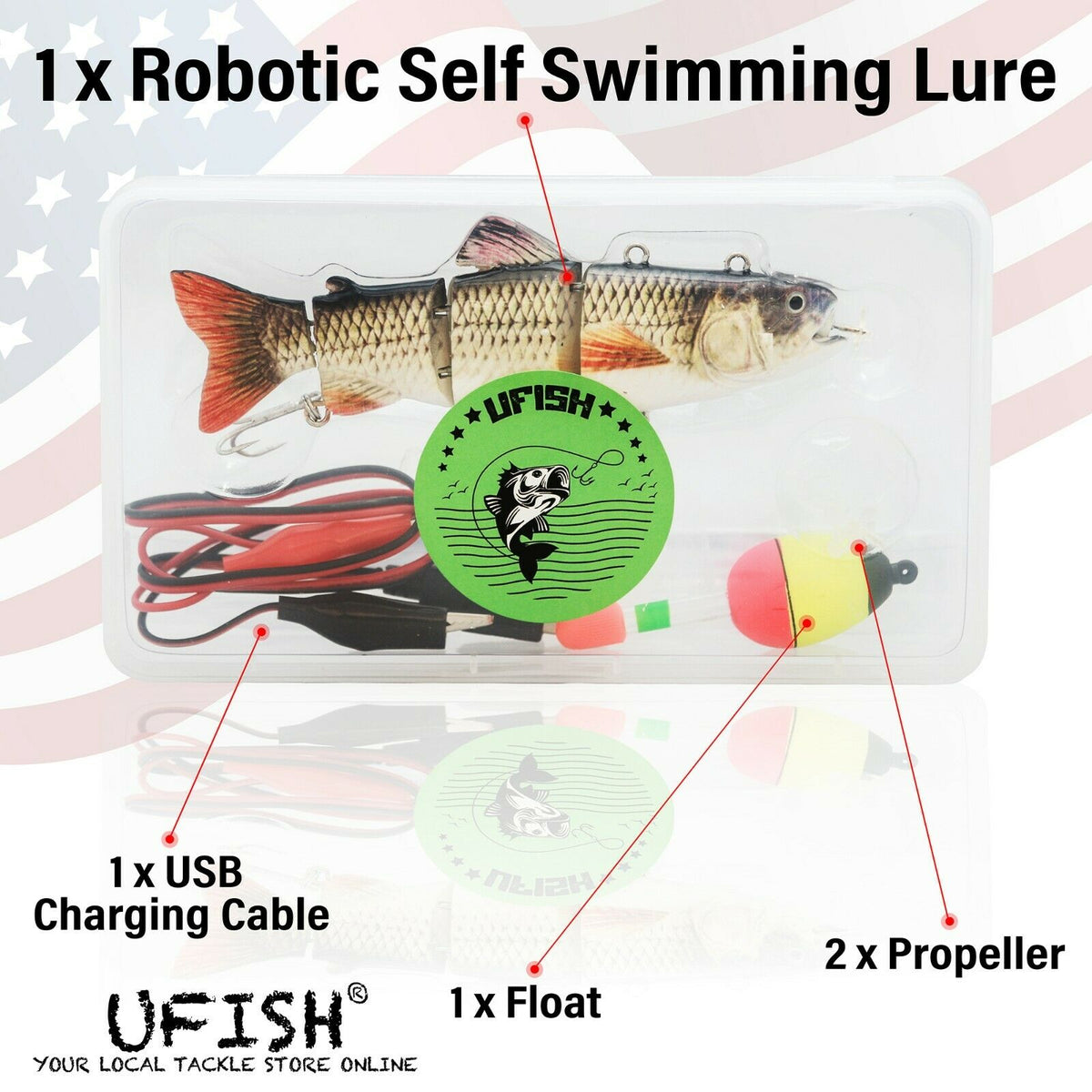 electric fishing lure as seen on tv Robotic Swimming Lures 5.12" USB Rechargeable LED Light Wobbler Multi Jointed Swimbaits Hard Lures Fishing Tackle : Sports & Outdoors Perfect for anglers looking to up their game VORTEX ELECTRONIC FISHING LURES (