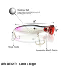 UFISH  Large 5" Fishing Lure Bass Bait
