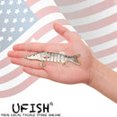 UFISH Large 5" Fishing Lure Lot