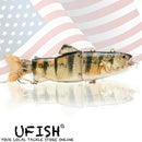 UFISH Electric Live Bait Robotic Fishing Lure 5.25"