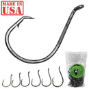UFISH - Offset Octopus Fishing Hooks,  Saltwater Freshwater Fishing Hook bulk