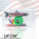UFISH Electric Live Bait Robotic Fishing Lure 5.25"