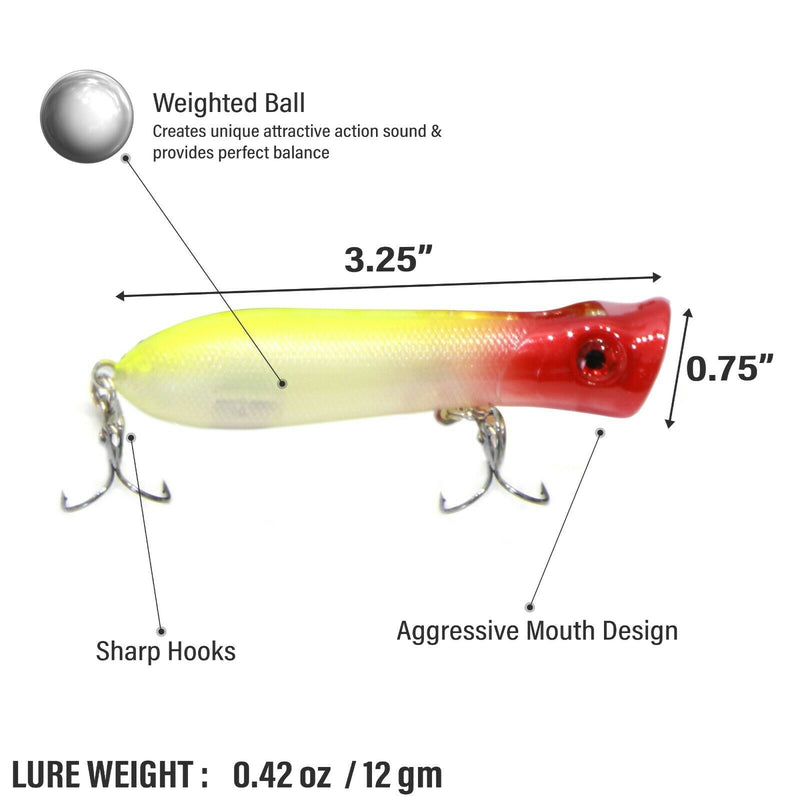 crankbait fishing lure lot UFISH Topwater Crankbait Popper Fishing Lure Lot