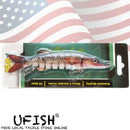 UFISH Large 5" Fishing Lure Lot