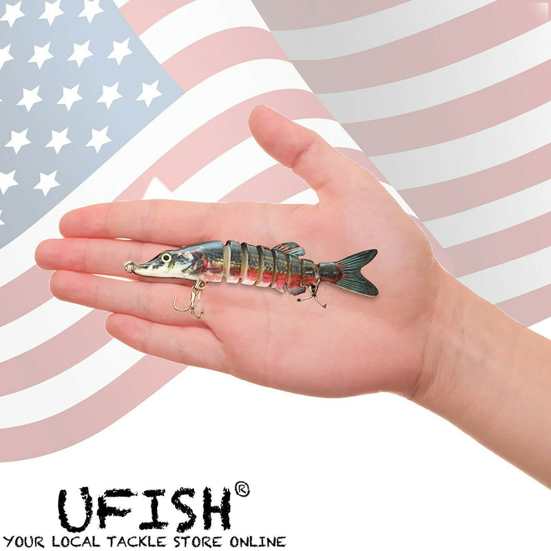 UFISH Large 5" Fishing Lure Lot
