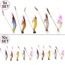 UFISH Soft Shrimp Lure Bait Lot ,Luminous Swimbait Fishing Freshwater Saltwater