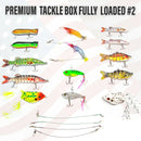 UFISH Bait Storage Organizer Full With Fishing Lures