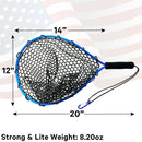 UFISH - Fishing landing net, Rubber Fly Fishing Landing, Fisherman Must Have !