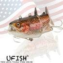 UFISH Electric Live Bait Robotic Fishing Lure 5.25"