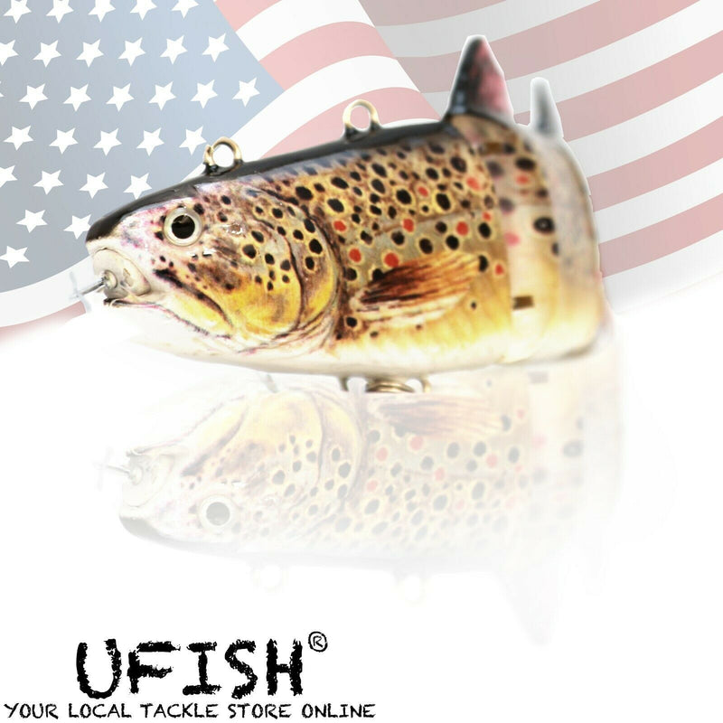 UFISH Electric Live Bait Robotic Fishing Lure 5.25"