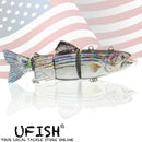 UFISH Electric Live Bait Robotic Fishing Lure 5.25"