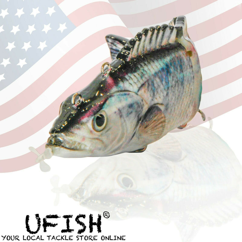 UFISH Electric Fishing Lure With Bobber Bass Pike Robotic Fishing Lure