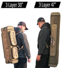 UFISH - Fishing Rod Bag & Tackle Storage, Rod Travel Bag, Fishing Rod Bag Case.
