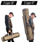 UFISH - Fishing Rod Bag & Tackle Storage, Rod Travel Bag, Fishing Rod Bag Case.