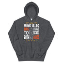 Mine is so big i have to use both hands funny fishing hoodie gift for him