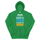 Born To Fish Forced To Work  Fishing Hoodie