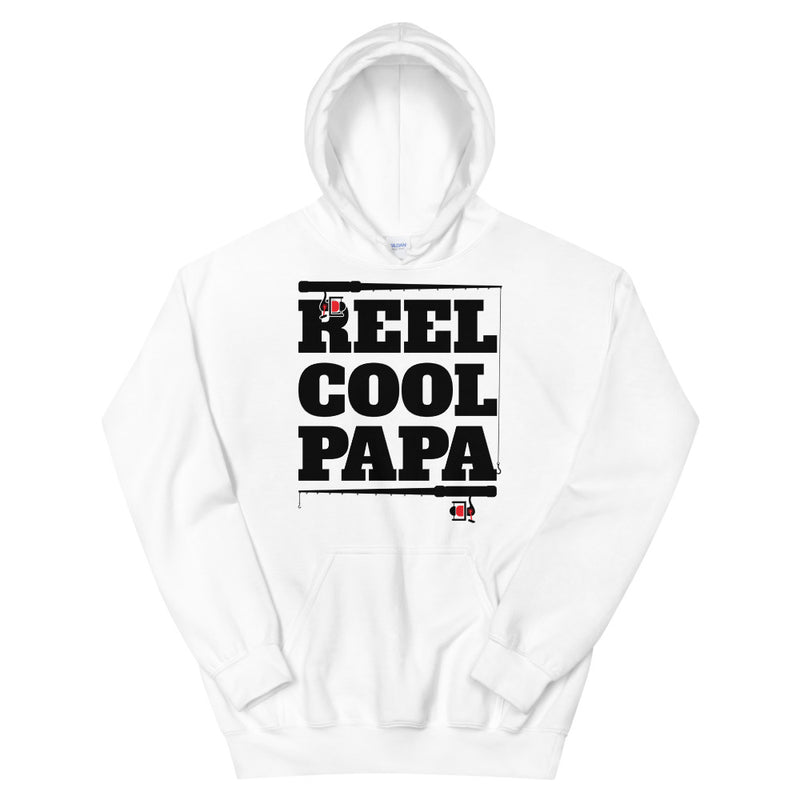 Reel Cool Papa - Father's Day Fishing Hoodie  Gift for Dad