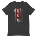 Best Fishing Dad Ever - American Flag Fishing T-shirt Gift For Fisherman