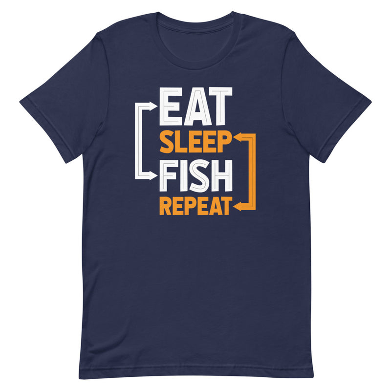 Eat Sleep Fish Repeat - Best Fishing T-Shirt