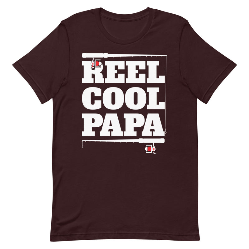 Reel Cool Papa - Father's Day Fishing T-Shirt  Gift for Dad