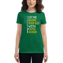 Let me Shine your Rod with both Hand Funny  Fishing Quotes T-Shirt