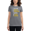 Let me Shine your Rod with both Hand Funny  Fishing Quotes T-Shirt